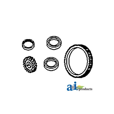 A & I Products Seal, Inner Rear Axle, Half Shaft 4" x4" x1" A-195678M1